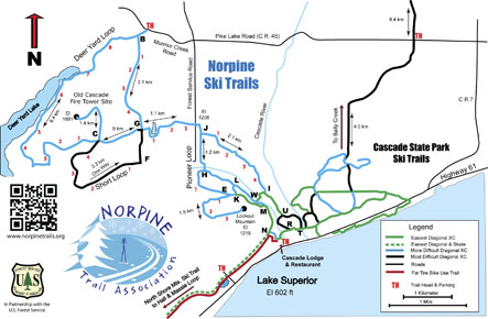 Deer Yard Loop and connector trails